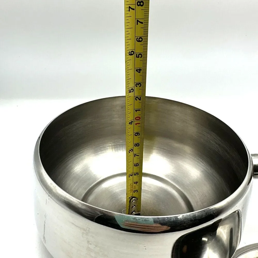 Stainless Steel Sauce Pot Wooden Handle made in Japan **SEE DESCRIP**